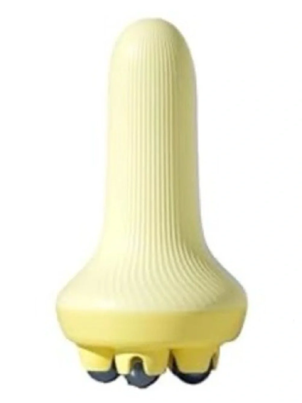 💞 New Yellow Handheld Scalp & Body Rollerball Massager